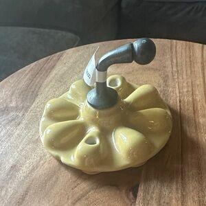 ❤️ FINAL❤️ Anthropologie Yellow Ceramic Wall Hook